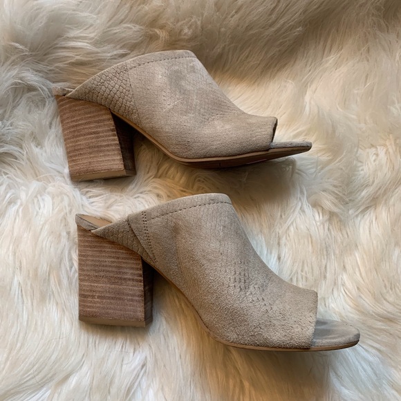 Franco Sarto Firefly High-Heeled Mules - 10 - Picture 5 of 7